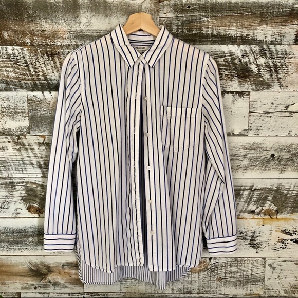 Price Drop! Madewell Striped Button Down - Picture 1 of 3